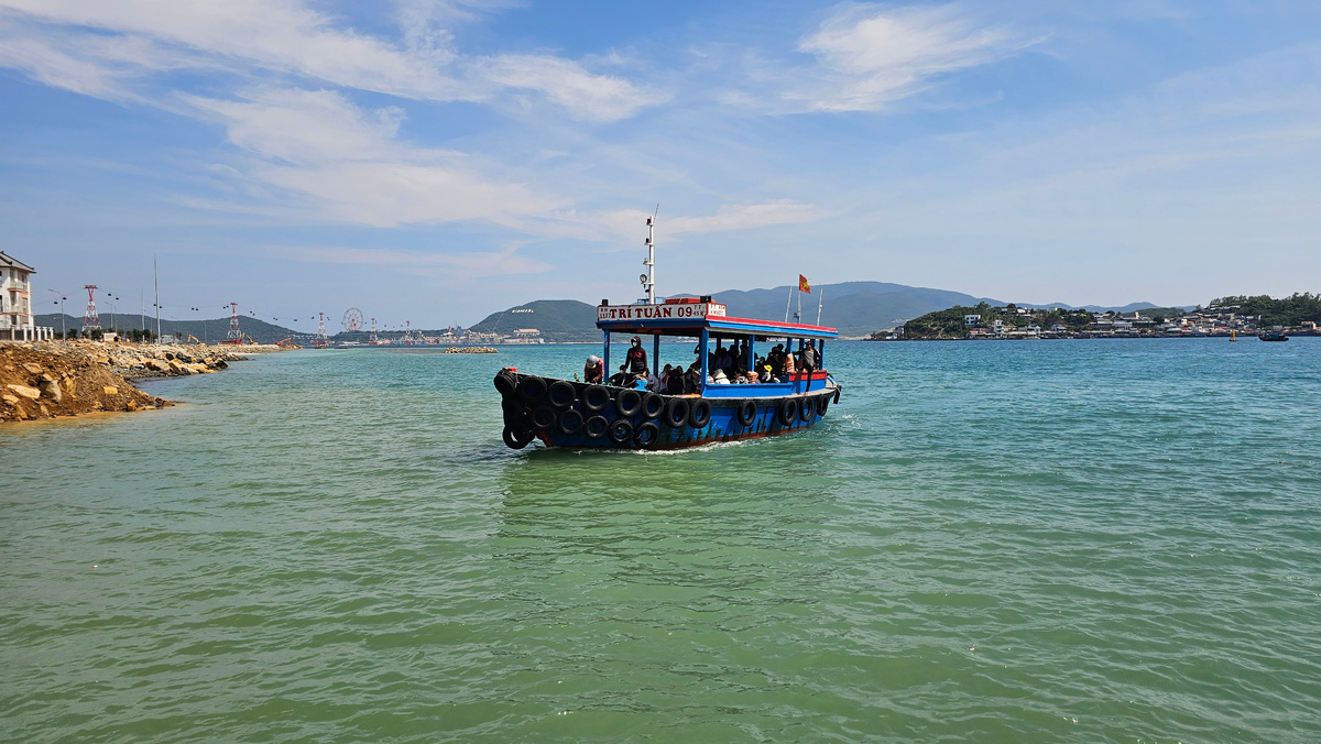 паром для отправления на остров