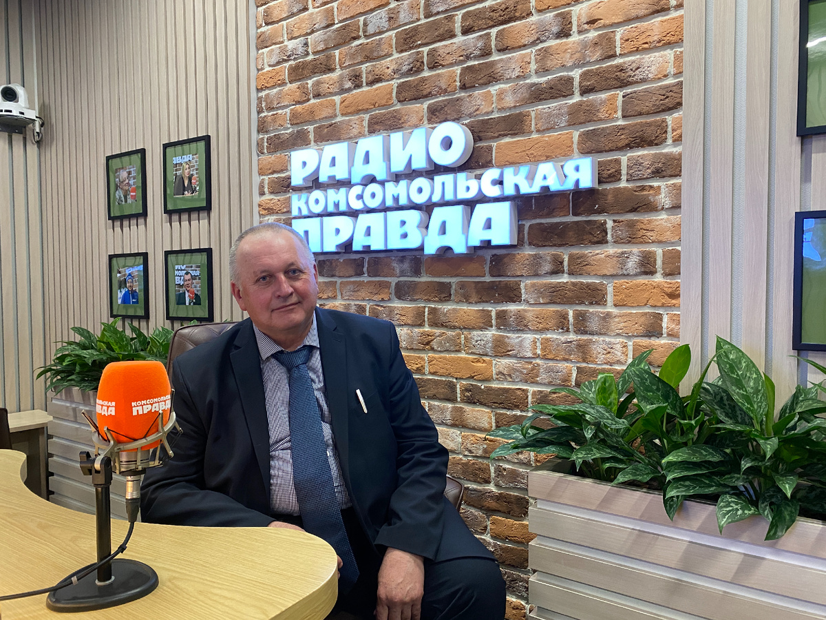 в студии радио "Комсомольская правда"