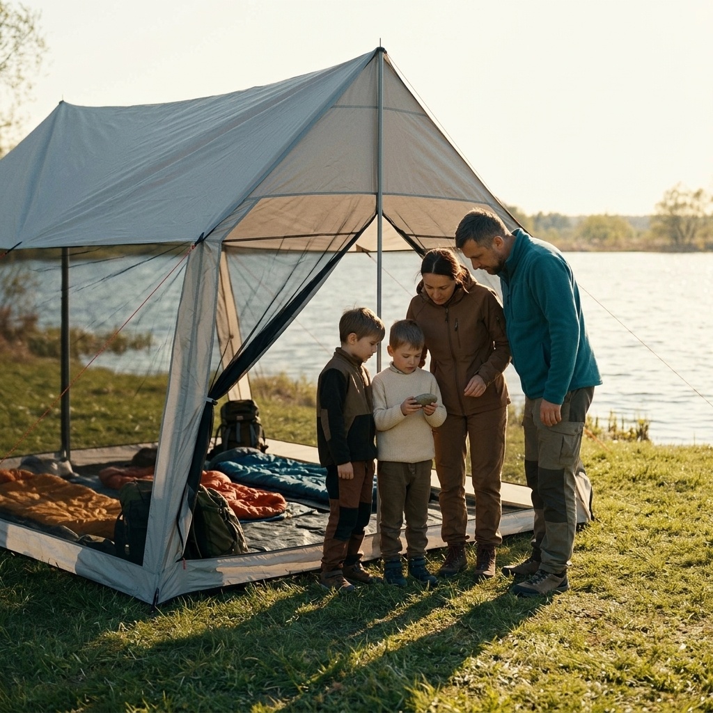   Как надежно закрепить шатер на ветру: советы по выбору колышков и штормовых оттяжек для защиты на природе 
