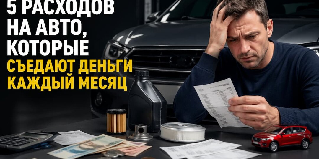 5 расходов на авто, которые незаметно съедают деньги каждый месяц