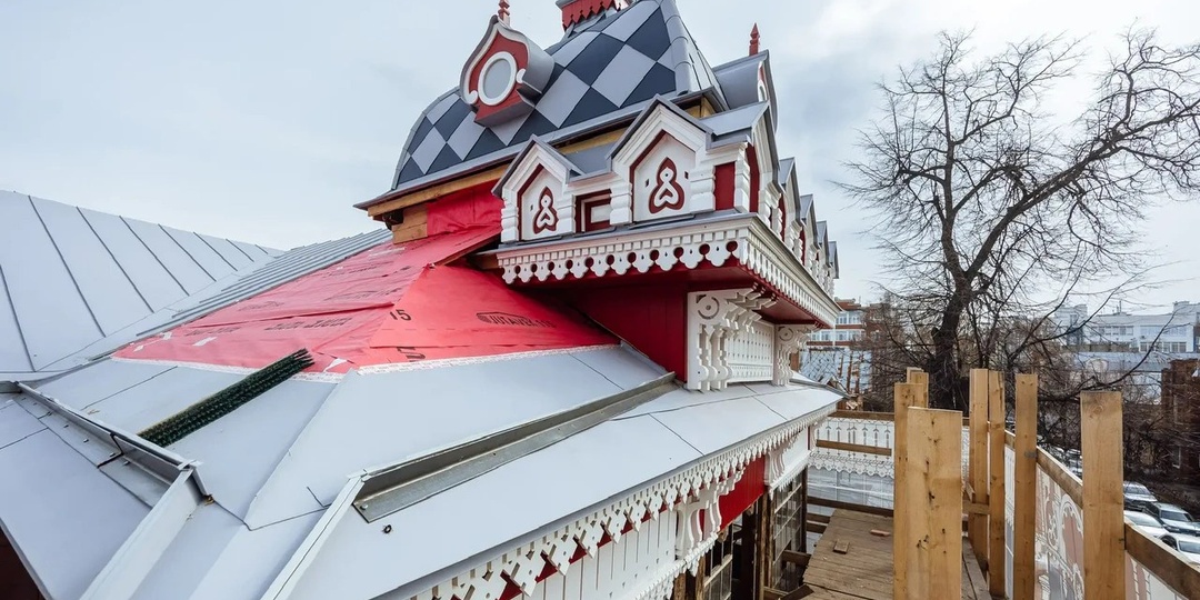 Кровлю Летнего клуба Дворянского собрания в Рязани восстановят ко Дню Победы