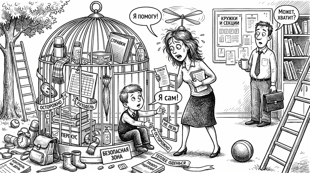    Гиперопека ребёнка превращает заботу в клетку | Роман Ямилев. Главный в Мозгоправочной Роман Ямилев