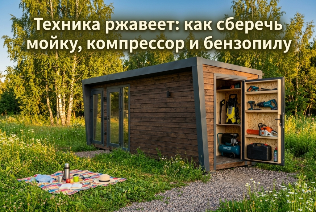    Основные правила подготовки техники к длительному хранению. hozblock