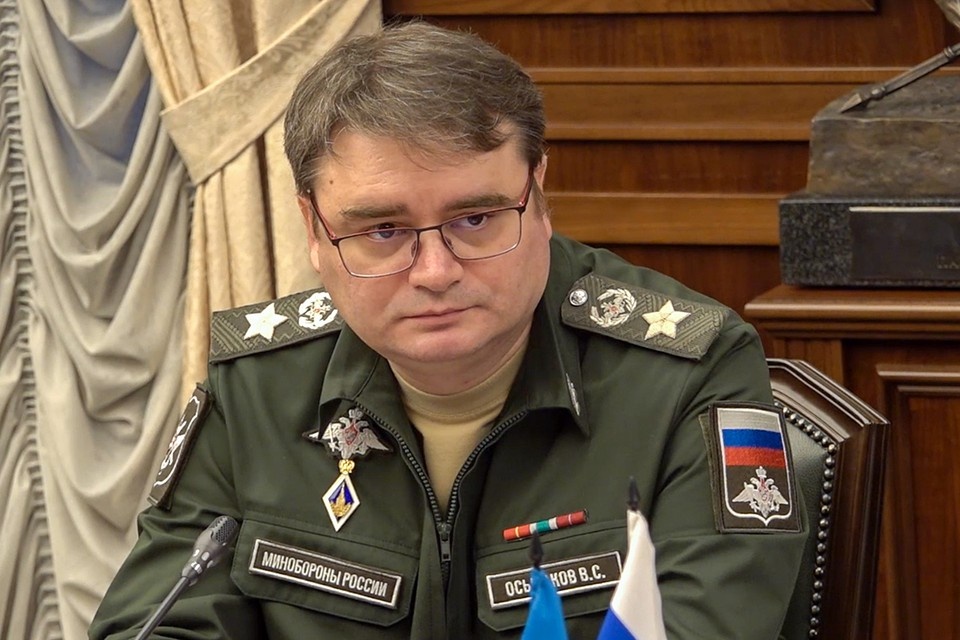   Заместитель министра обороны РФ Василий Осьмаков. Фото Пресс-служба Минобороны РФ/ТАСС