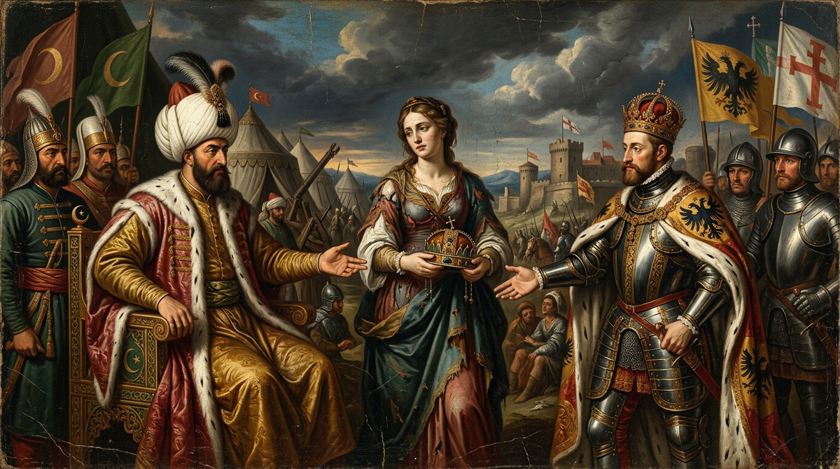 1560-е: Венгрия между Османами Сулейман Великолепный и Габсбурги - визуальное представление