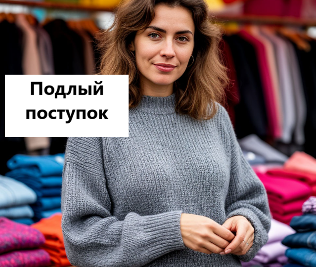 Галя нашлась. Подлый поступок