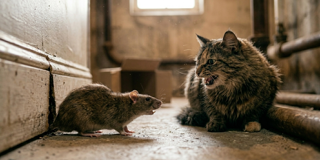 Опасный «кусь»: почему кот-крысолов — это не гордость, а огромный риск для всей семьи