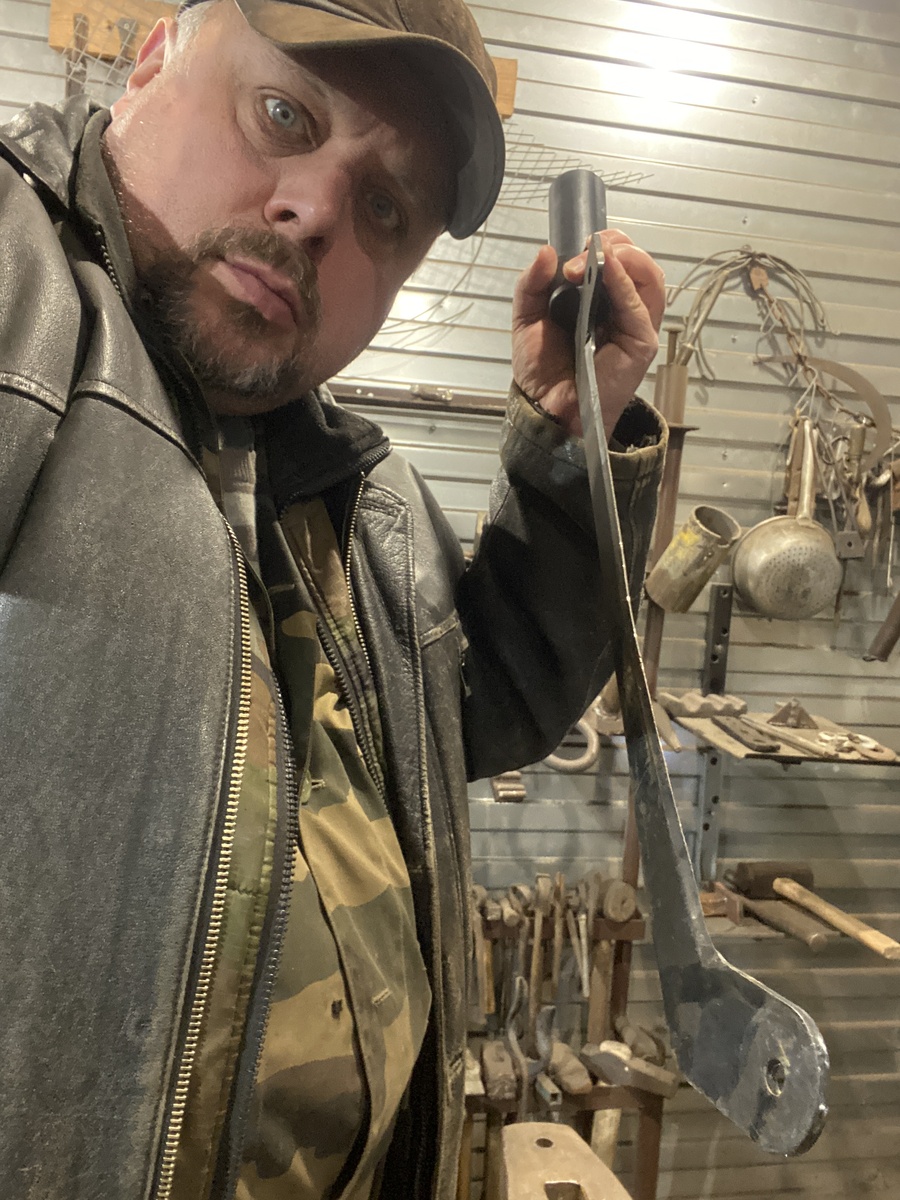 Это я со старым кривым лезвием.