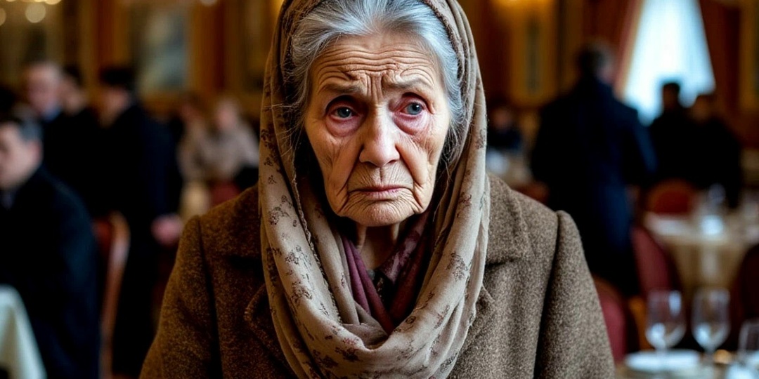 Пожилая женщина пришла в дорогой ресторан, а посетители начали смеяться над её видом. Но управляющий побледнел, узнав правду