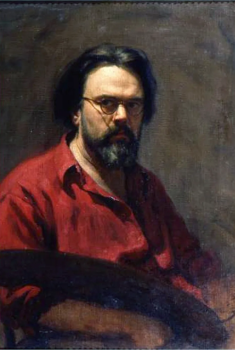 Художник А. Лактионов. Автопортрет