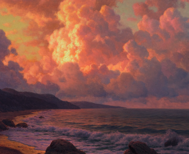 Свыше 50 полотен люминиста Ивана Шультце покажут в Большой Оранжерее Петергофа