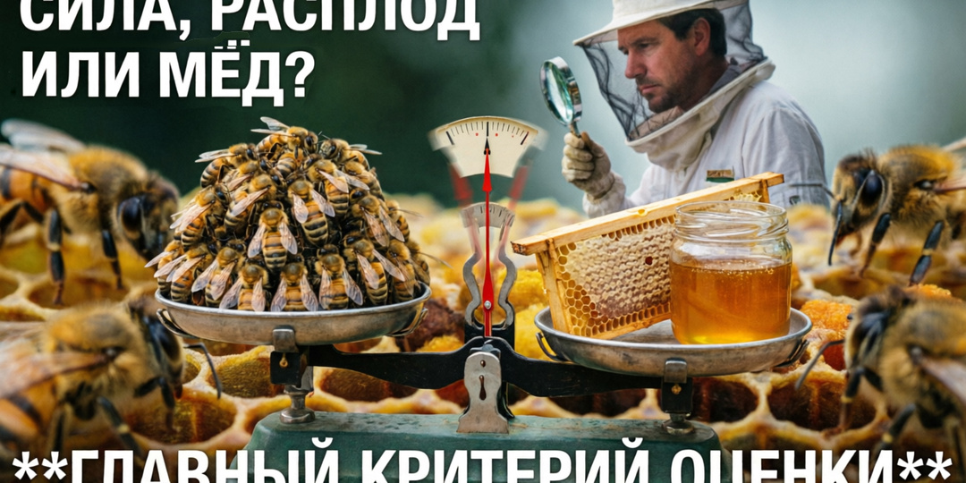 Как сравнивать пчелосемьи: по силе, расплоду или мёду? Отвечает профессор Кашковский 📊🐝
