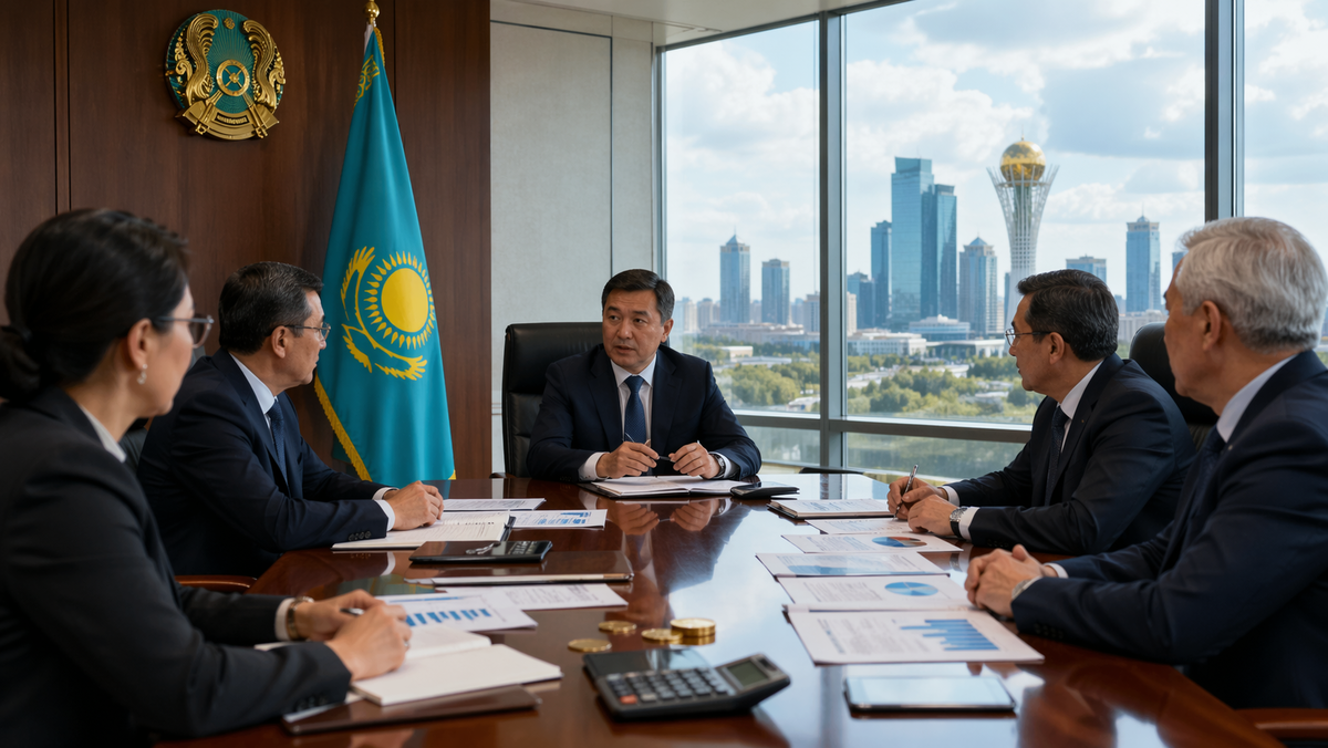   Нацбанк Казахстана сохранил базовую ставку 18%: кредиты пока не подешевеют. Фото: нейросеть