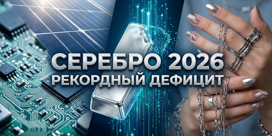 Дефицит в 27 тысяч тонн: как ИИ, электрокары и зумеры «обнулили» мировые запасы серебра
