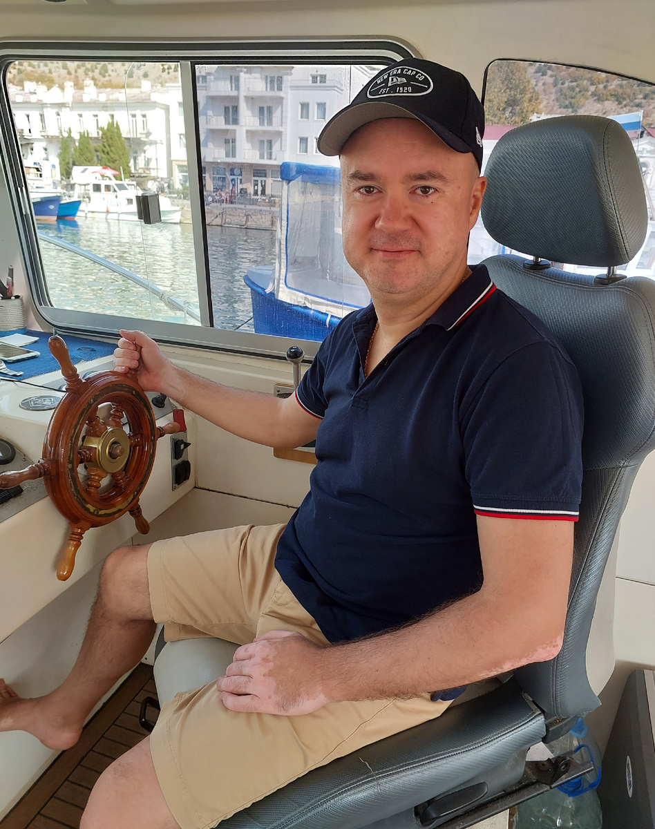 На яхте в Крыму