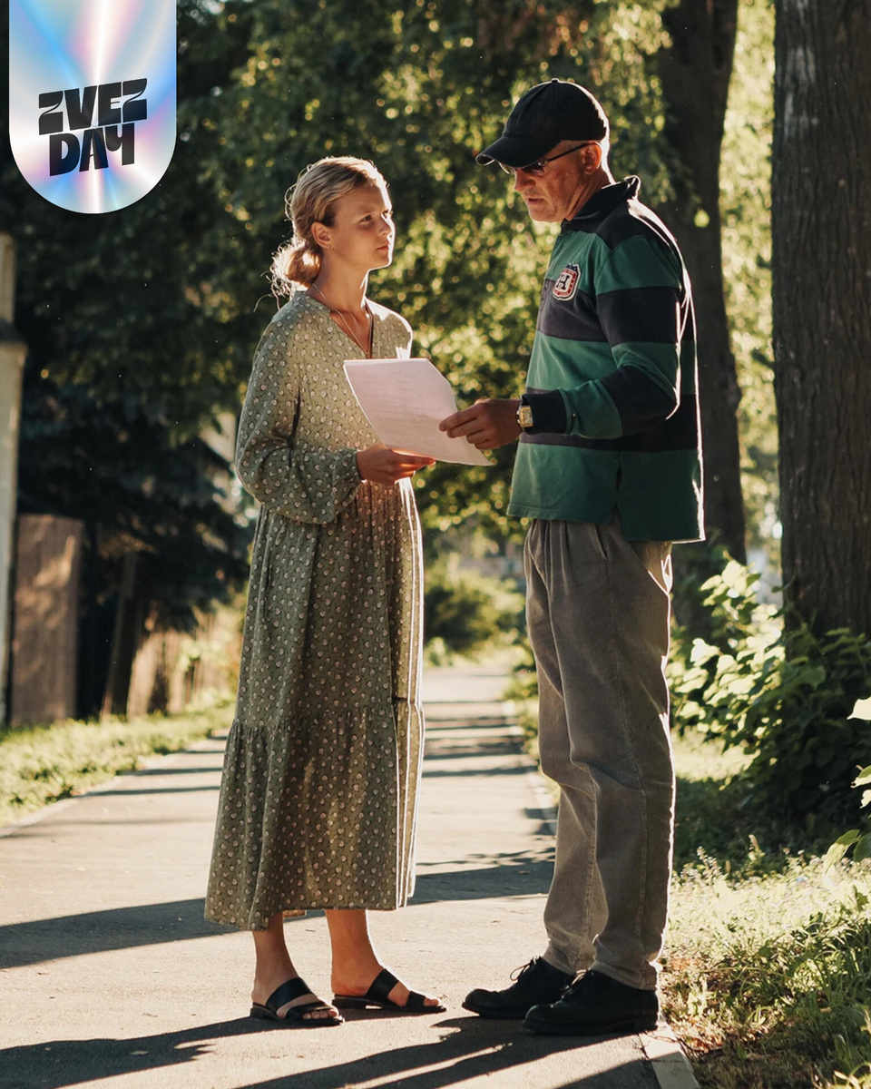 Егор Бероев и Анна Панкратова на съемках фильма «Кукла».