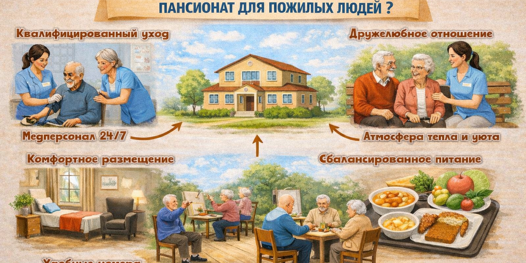 Как выбрать пансионат для пожилого родственника?