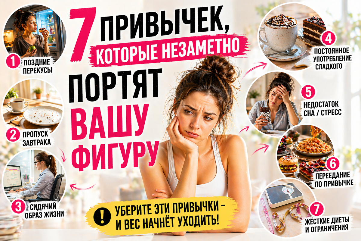 Вы не худеете из-за этих привычек