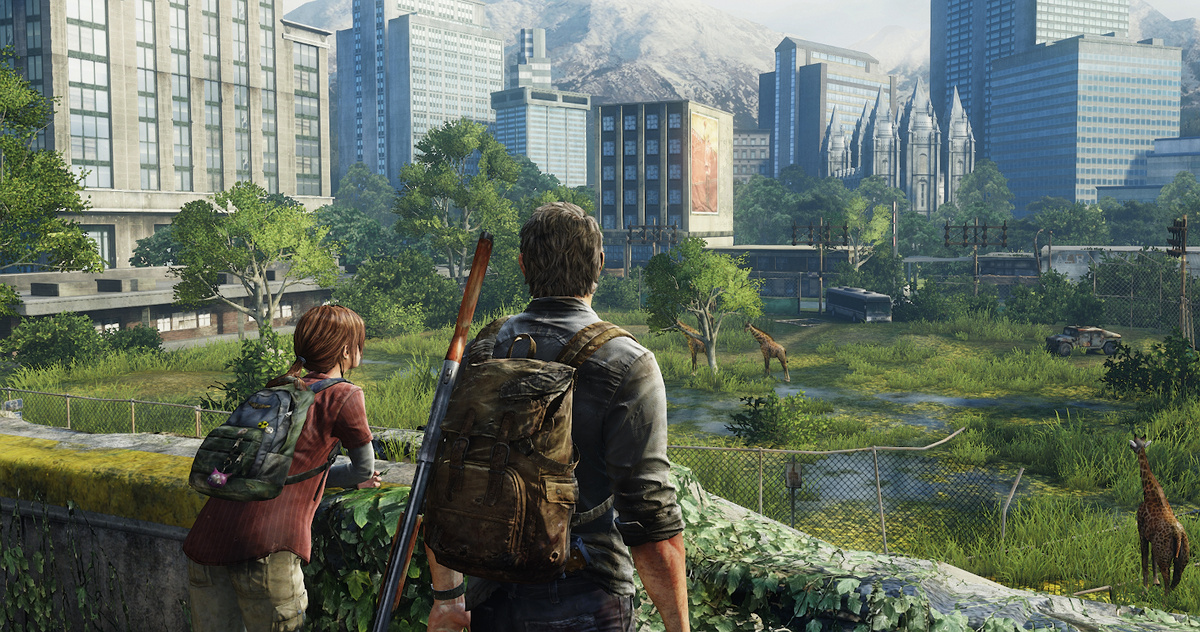 Ближе к концу игры и Элли Джоэлом уже почти станут семьей, и природа вокруг очистится