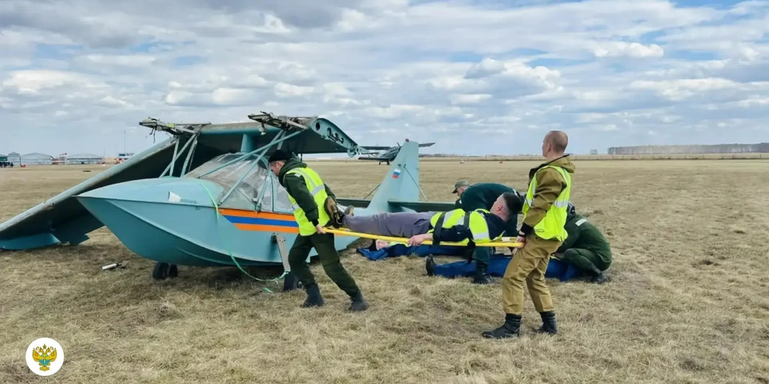 Спасение пассажиров потерпевшего бедствие самолета отрабатывали в Омске