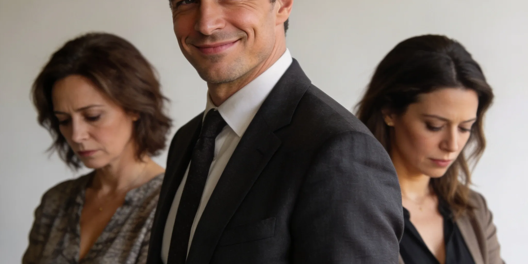 «Это мой муж! Нет, это мой муж! – Жил на две семьи много лет, врал обеим жёнам…»