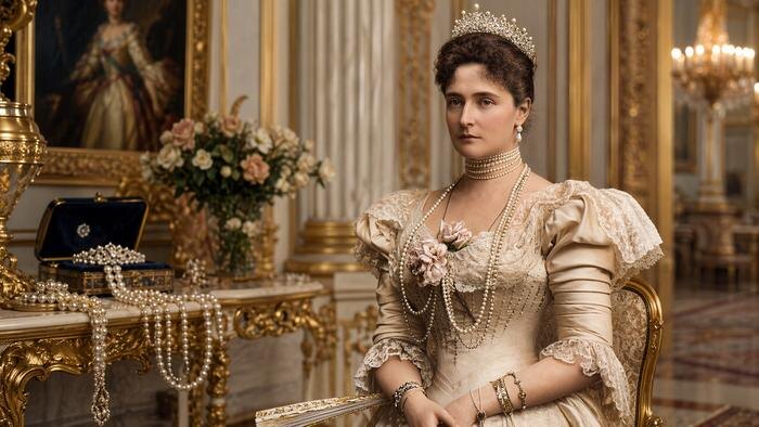 Сколько тратила супруга Николая II на «туалет и гардероб» и зачем ей платье по цене квартиры в Москве? Обложка © Chat GPT