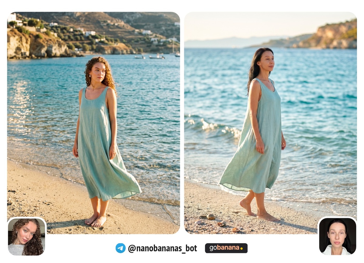 Средиземноморский пляж, летний образ