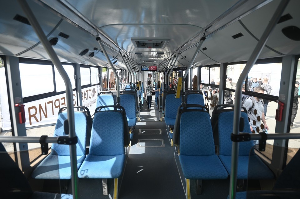    В Ростове до конца июня будут тестировать электробус «Сириус» на городских маршрутах. Алексей БУЛАТОВ