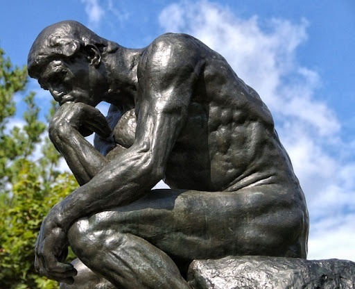 "Мыслитель" Родена. Картинка взята отсюда: http://www.mirkovki.ru/content/ogyust-roden-osnovopolozhnik-realistichnoi-skulptury