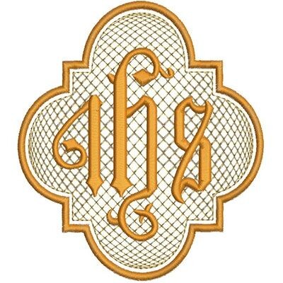 В публикации про далматику я обещал рассказать про символ IHS, который можно увидеть на ней