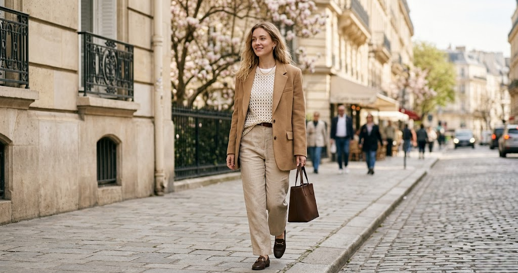 Вязаный топ с крупной перфорацией: смелый выбор для весны 2026