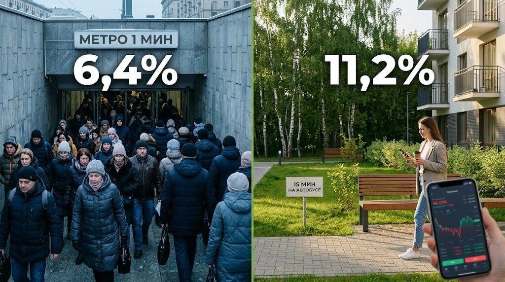  доходность квартир у метро упала 
