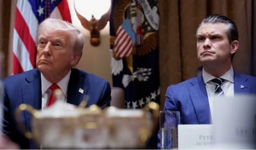    Дональд Трамп и Пит Хегсет