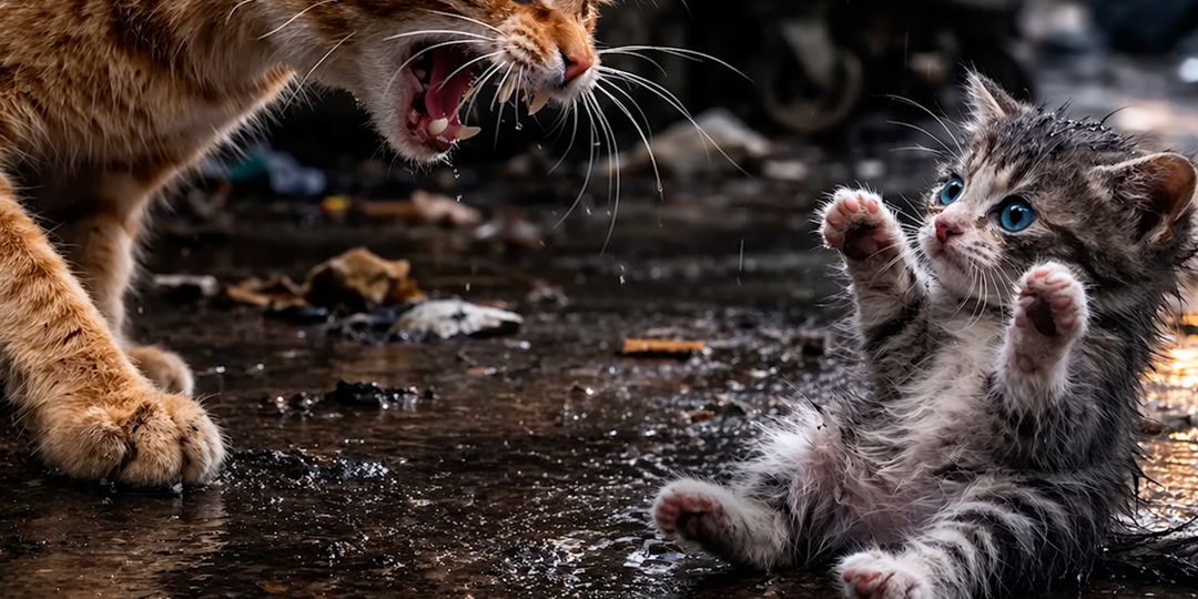 Он подобрал крошечного котёнка, но через полгода ветеринар сказал то, к чему он не был готов