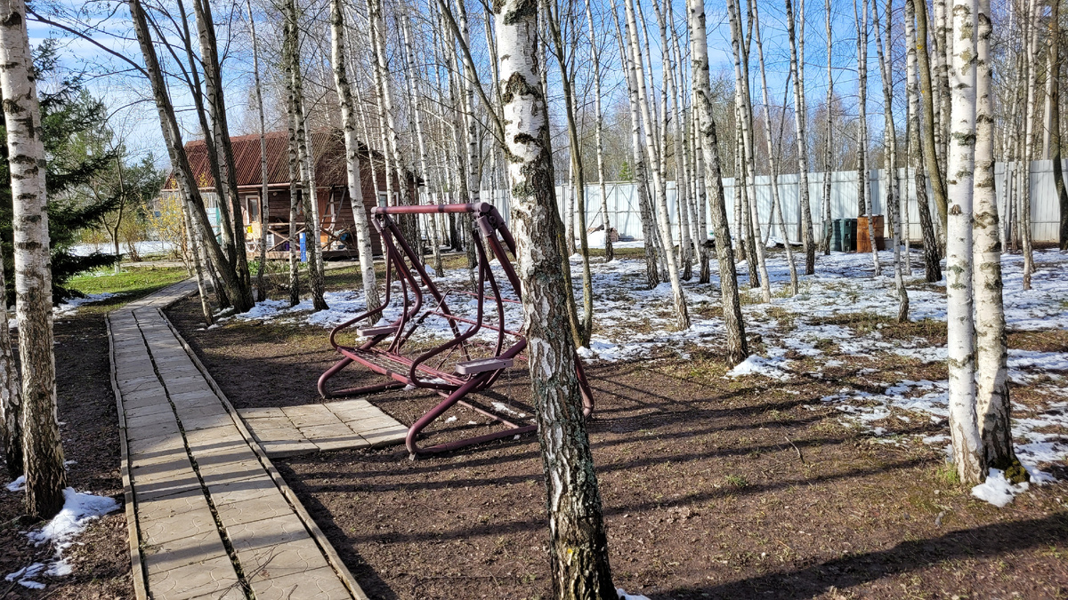 Утро свежее и солнечное.