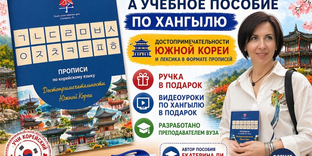Пособие, которое влюбит вас в хангыль с первой страницы