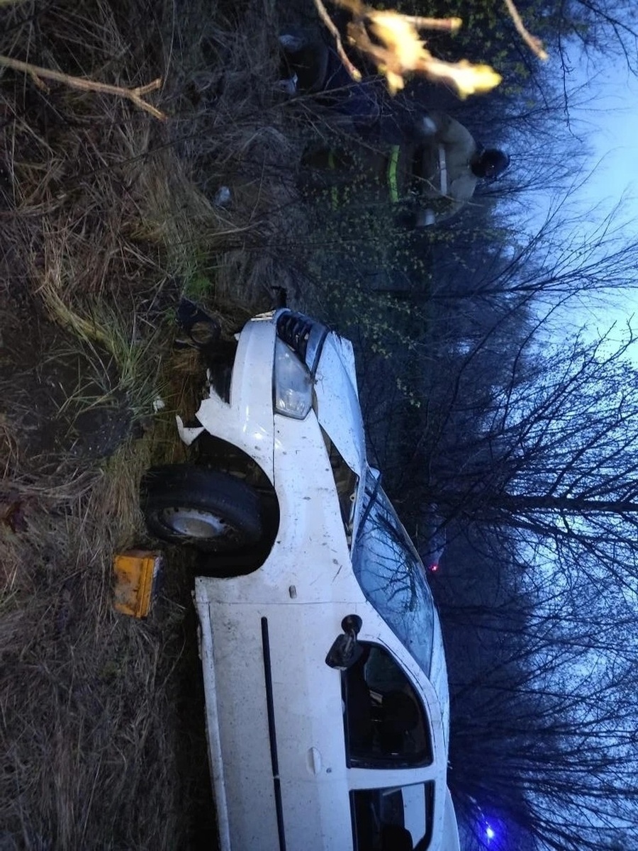    В ДТП пострадали водитель и пассажир. Фото: ГКУ СО «Центр по делам ГО, ПБ и ЧС»