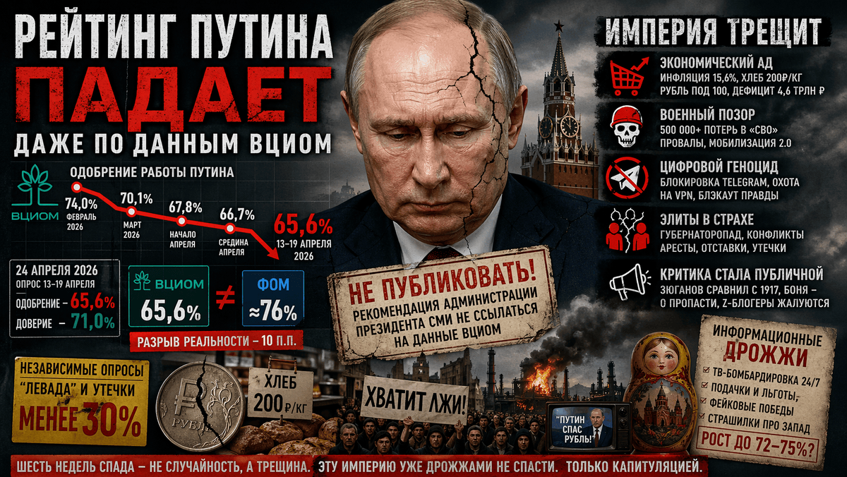 Рейтинг Путина