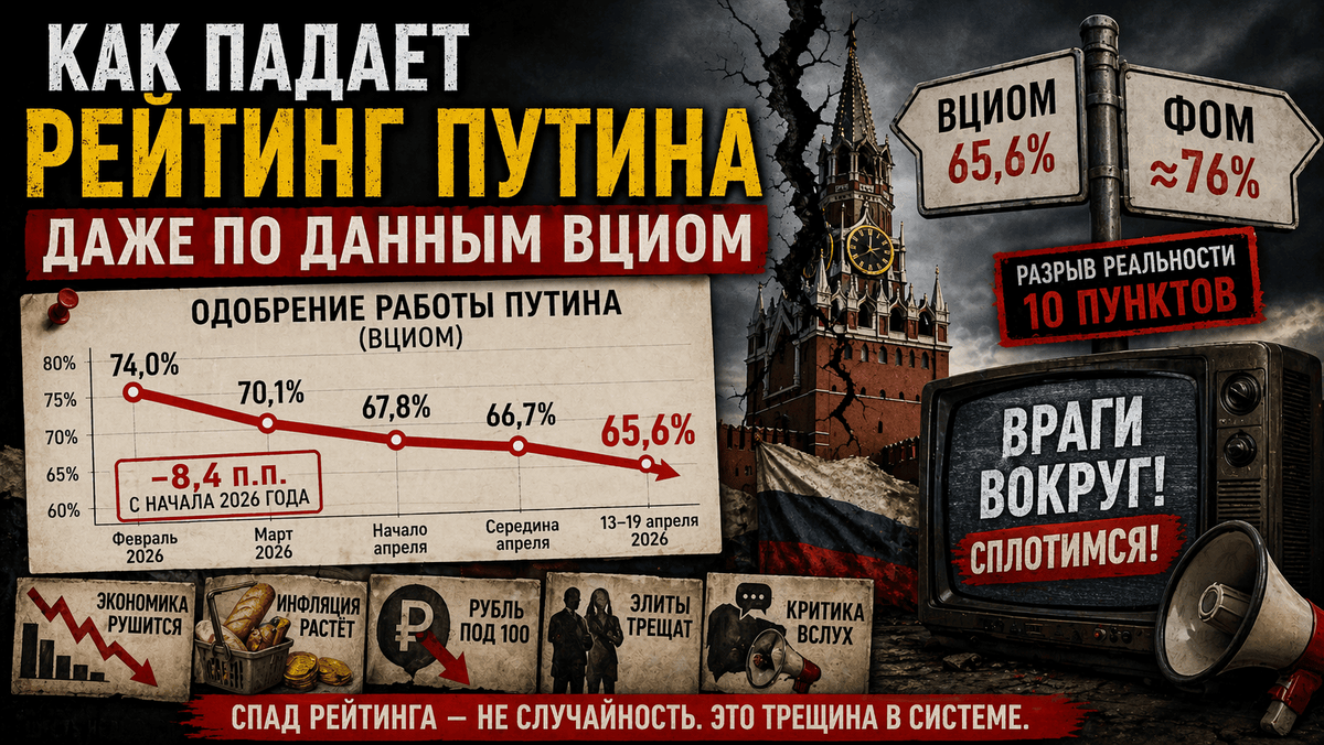 Рейтинг Путина