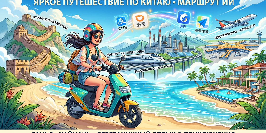 Китай по маршруту искусственного интеллекта: от Пекина до курорта Санья на Хайнане! 2026