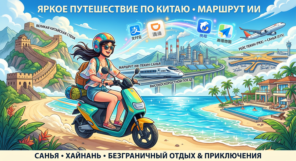 Это тоже нарисовал ИИ))) Я глазами Perplexity в Китае. И все отразил на макете верно!) 