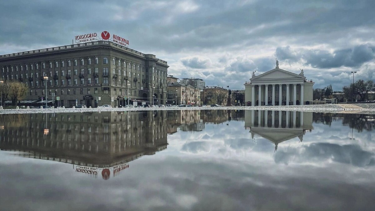    Волгоградцы увидели снег в апреле и не хотят видеть беспилотники   Антон Засимов / novostivolgograda.ru