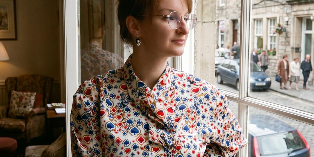 Блузка 1995г, журнал "Burda Moden".