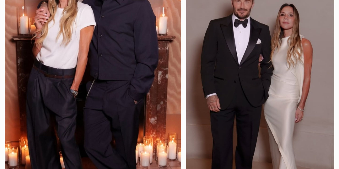 Виктория и Дэвид Бекхэм на ланче The Gap и 100 Time Gala.