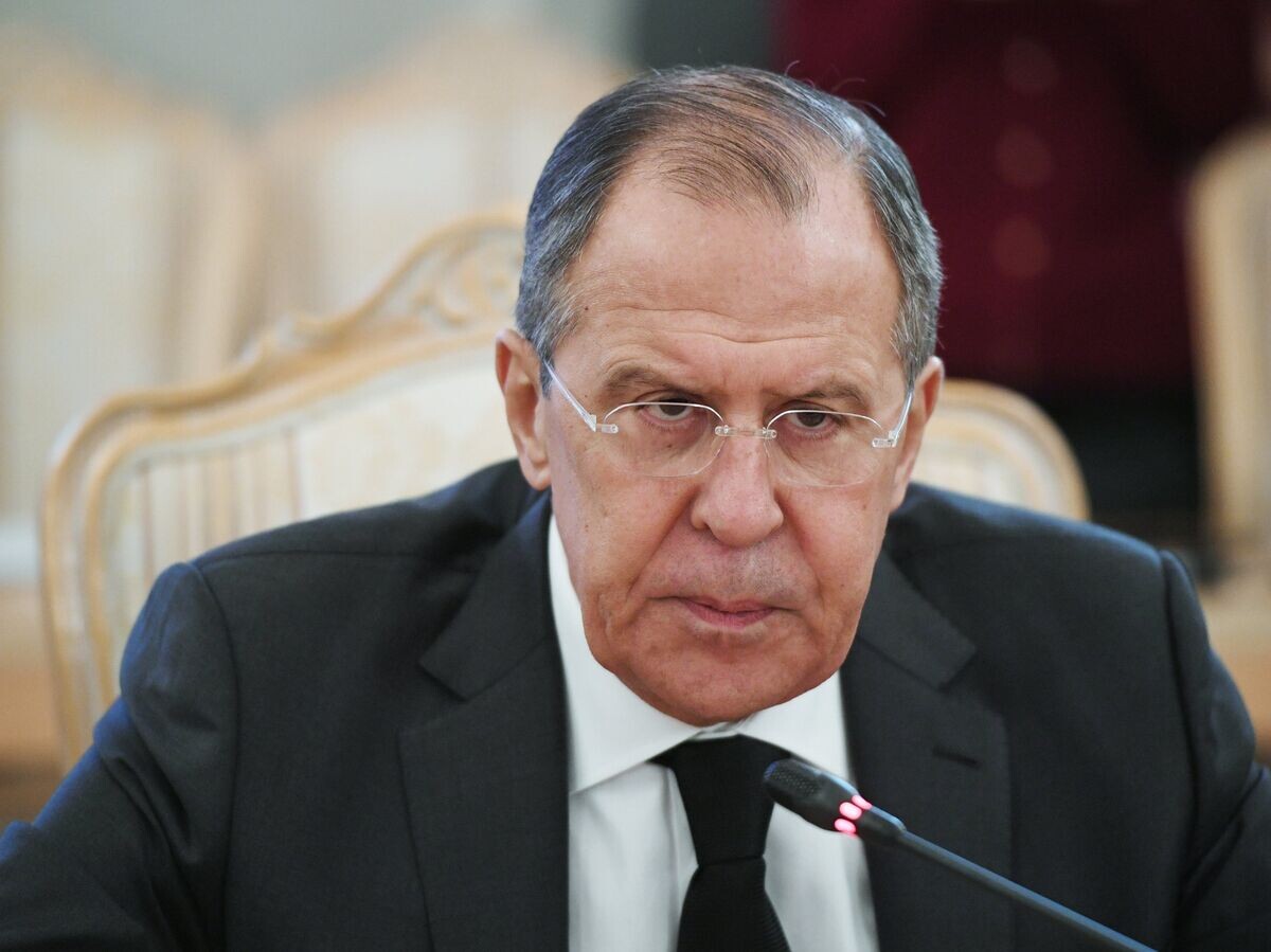    " Министр иностранных дел РФ Сергей Лавров © РИА Новости . Максим Блинов