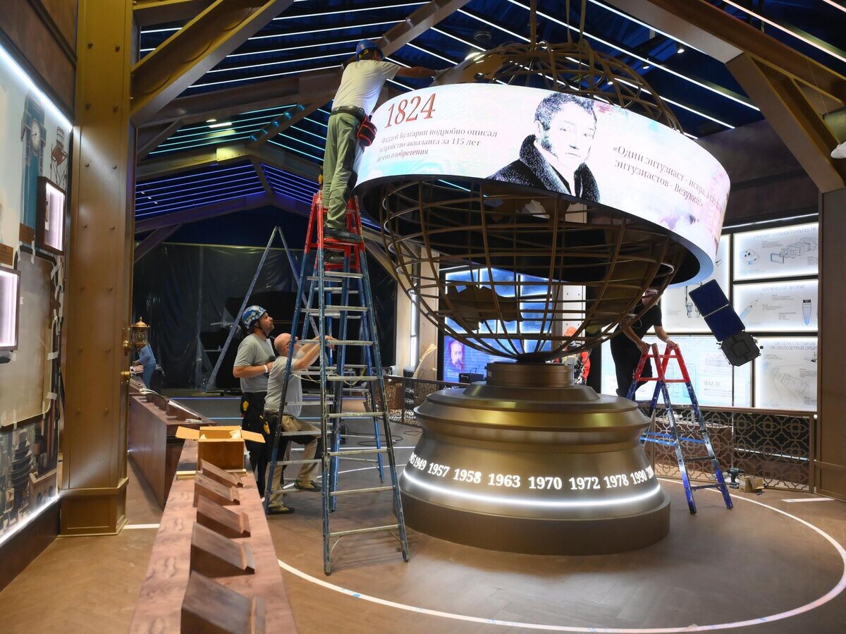    Подготовка к открытию Национального центра "Россия" в "Экспоцентре" на Краснопресненской набережной в Москве | © РИА Новости / Илья Питалев