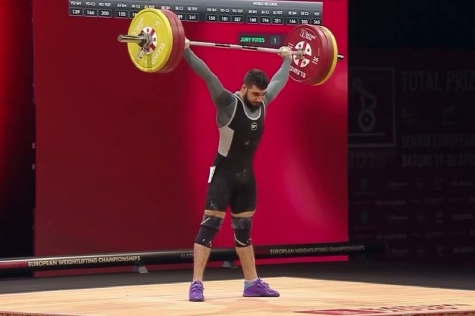    Геворг - обладатель сразу двух золотых наград Чемпионата Европы по тяжелой атлетике. Фото: «Матч! Арена»