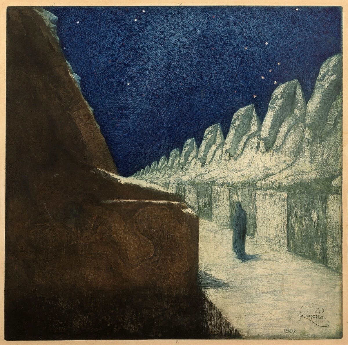 Франтишек Купка "Путь безмолвия" (1903)