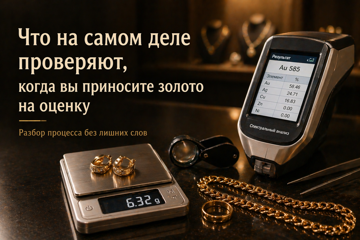 Что на самом деле проверяют, когда вы приносите золото на оценку