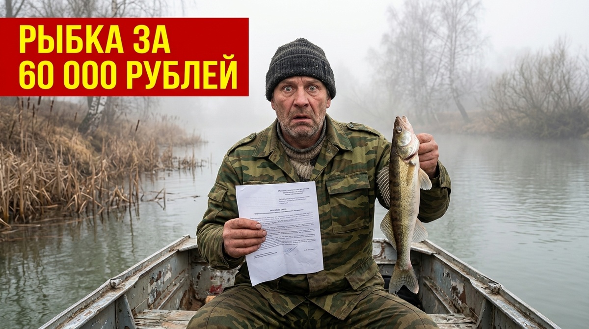 Поехал мужик на утреннюю зорьку за бесплатной ушицей, а привез домой долг размером со свою месячную зарплату